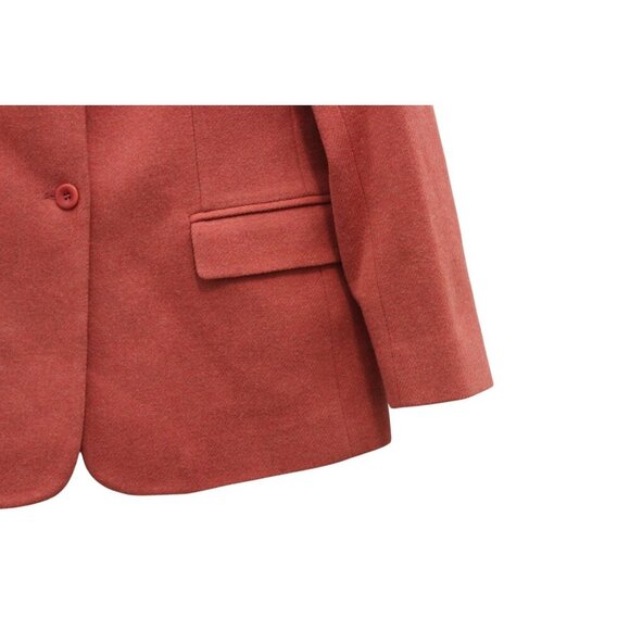 Pendleton Blazer Jacket Size 8 Lambswool Coral Peach Business Classic Preppy USA - Picture 5 of 13